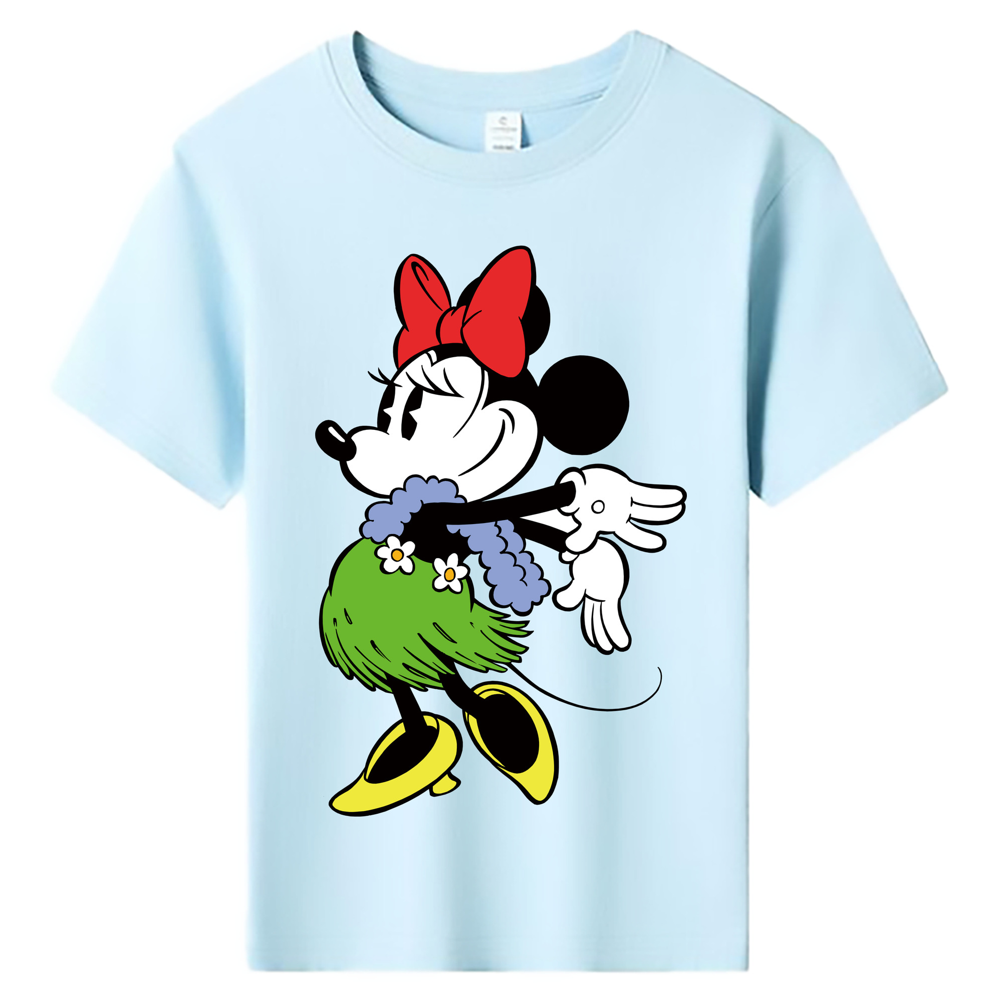 ミッキーマウス Mickey Mouse 綿100％キッズTシャツ（フロントプリント）